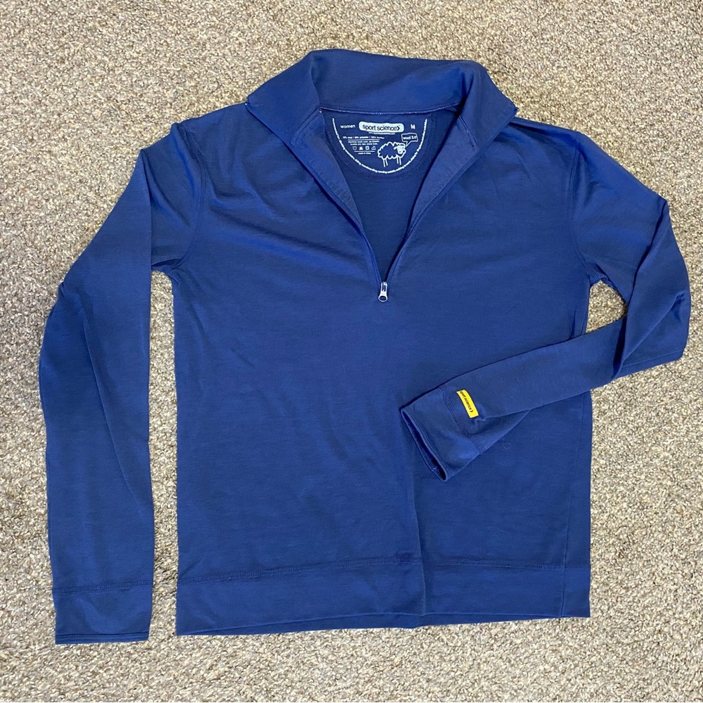 Sport Science Wool 2.0 Women’s Medium Blue 10%wool 90% Polyester Shirt Layer